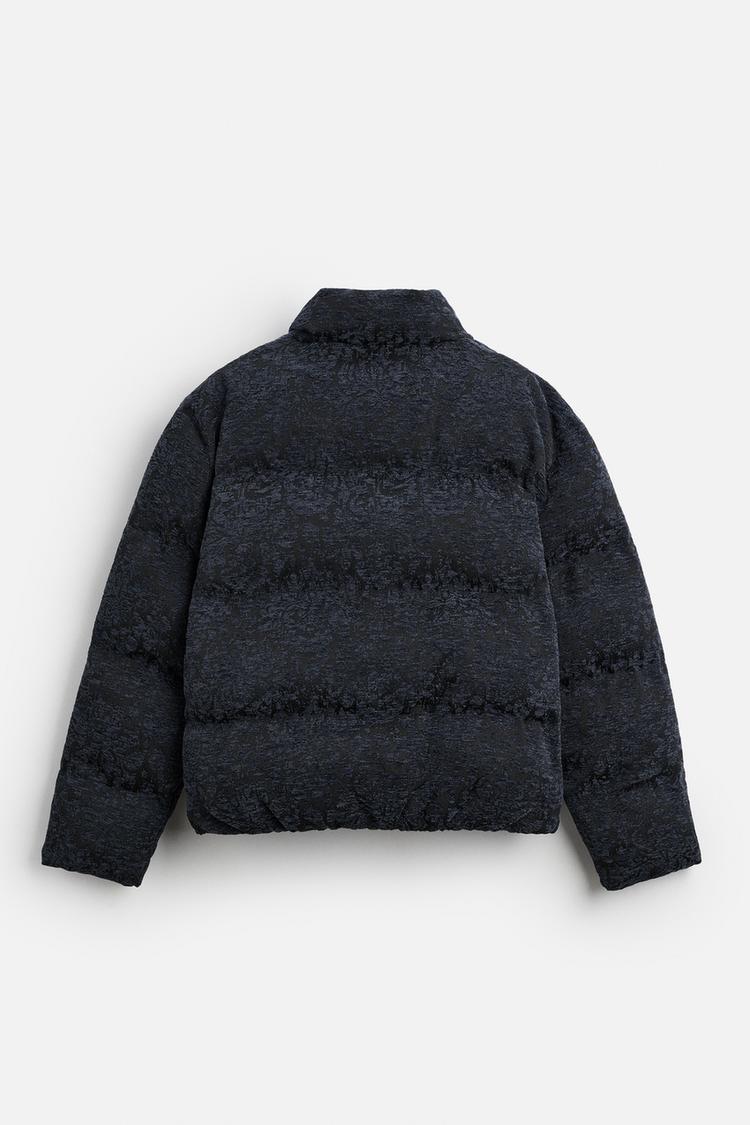 JACQUARD PUFFER JACKET