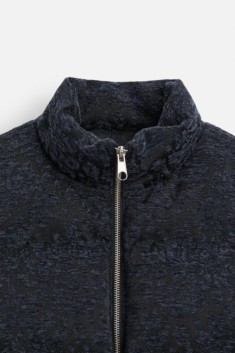 JACQUARD PUFFER JACKET