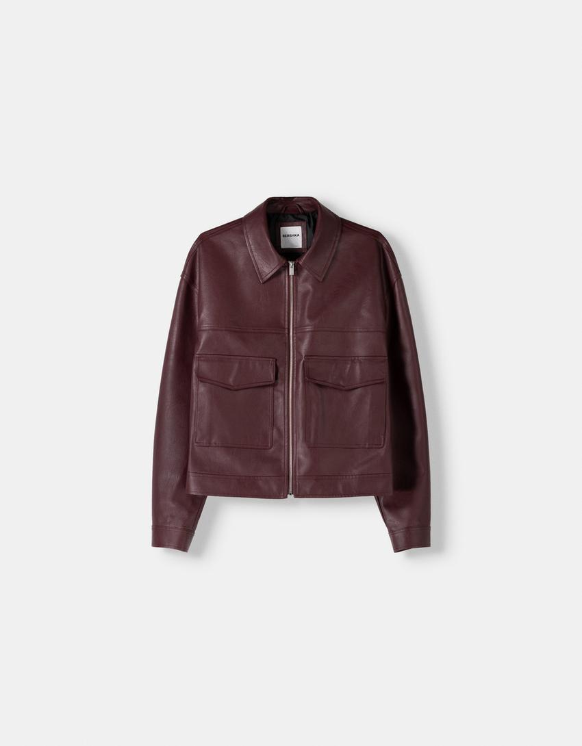 Faux Leather Jacket