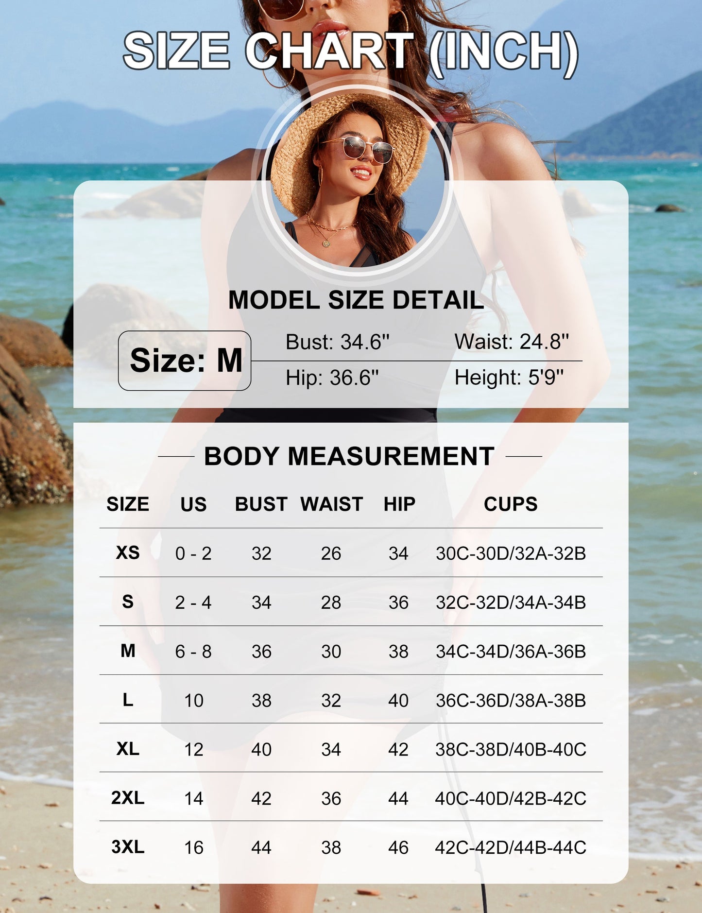 SunDefense Retro Swimsuit