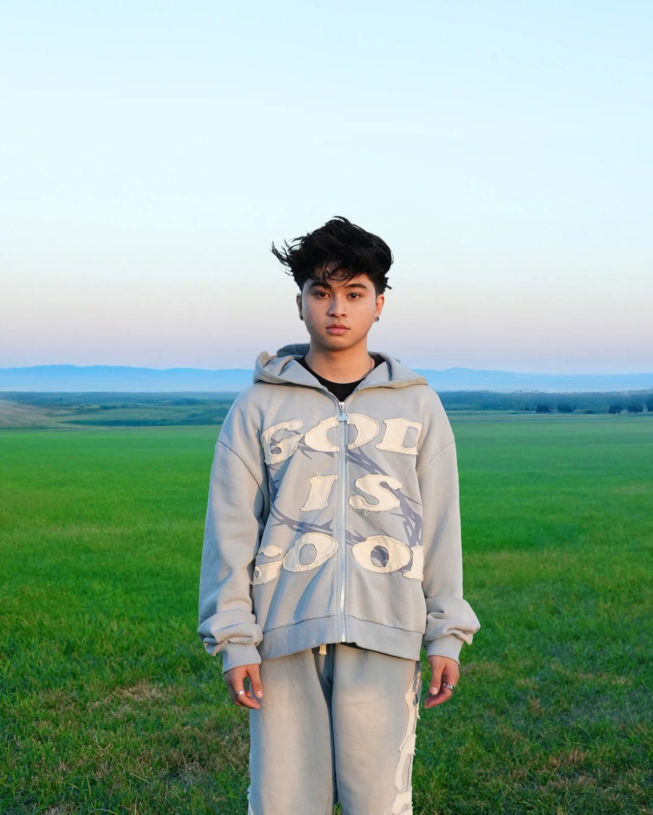 "GOD IS GOOD" Zip Up