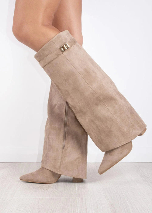 LAVISTA SUEDE KNEE HIGH BOOTS