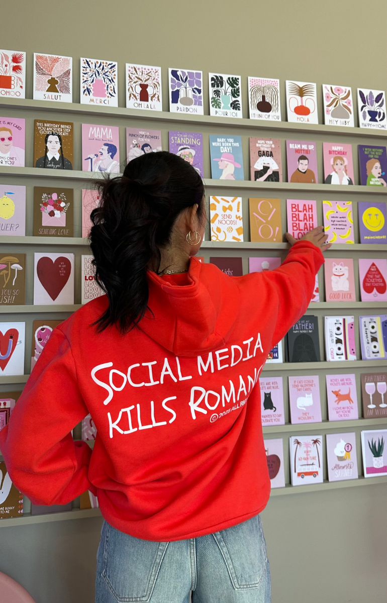 Social Media Kills Romance Hoodie