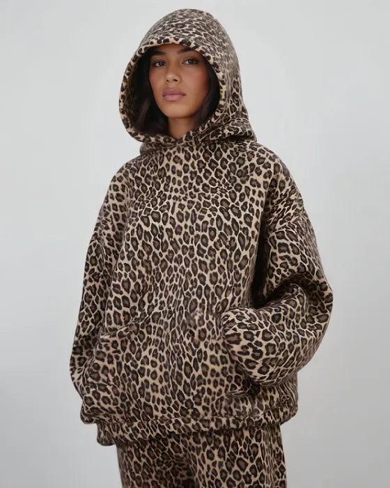 Unisex Leopard Hoodie