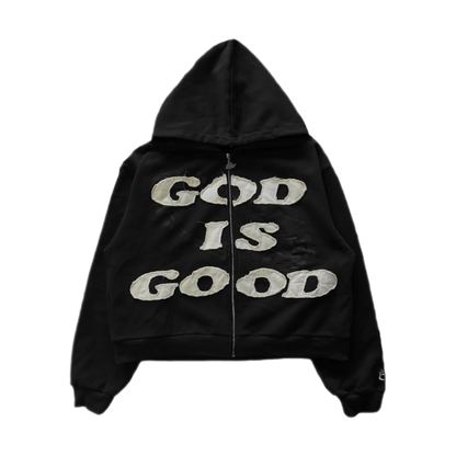 "GOD IS GOOD" Zip Up
