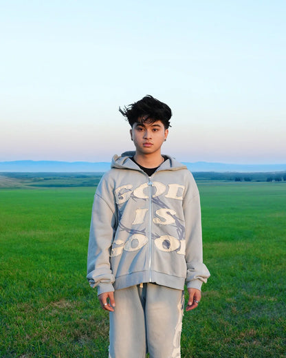"GOD IS GOOD" Zip Up