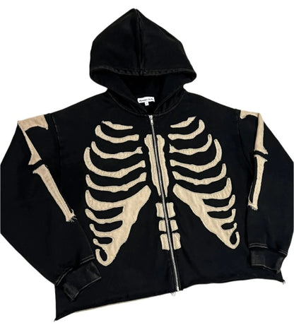 Bones Zip-Up Hoodie