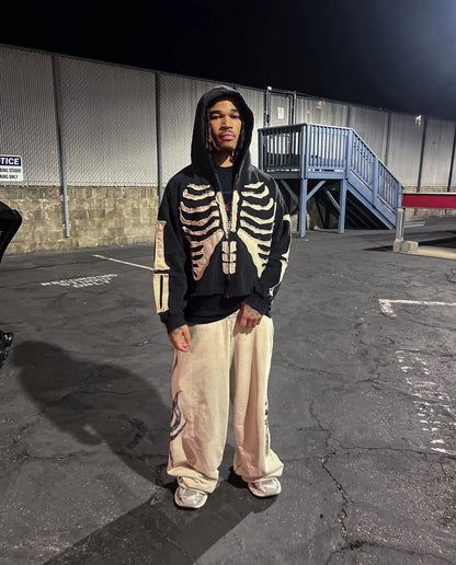 Bones Zip-Up Hoodie