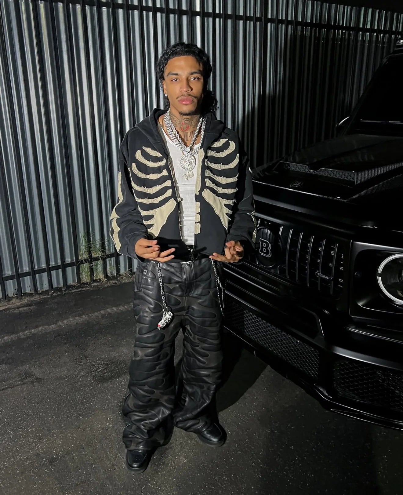 Bones Zip-Up Hoodie