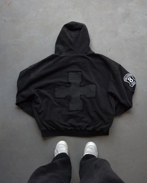 "COMPANY 8" ZIP-UP HOODIE