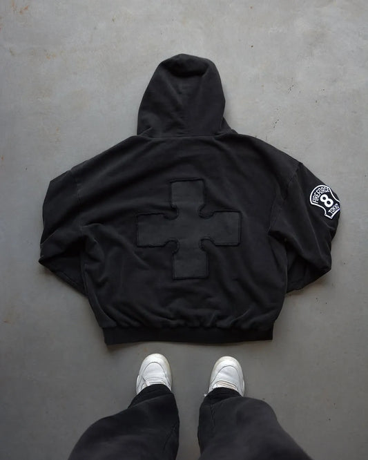 "COMPANY 8" ZIP-UP HOODIE