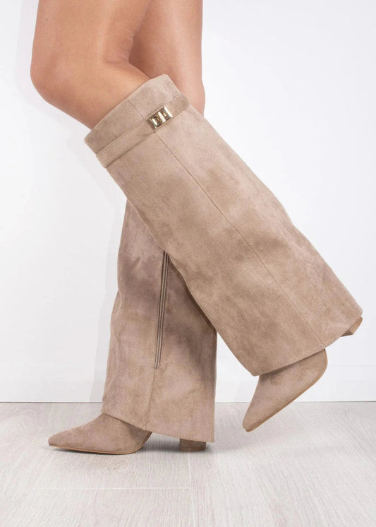 LAVISTA SUEDE KNEE HIGH BOOTS