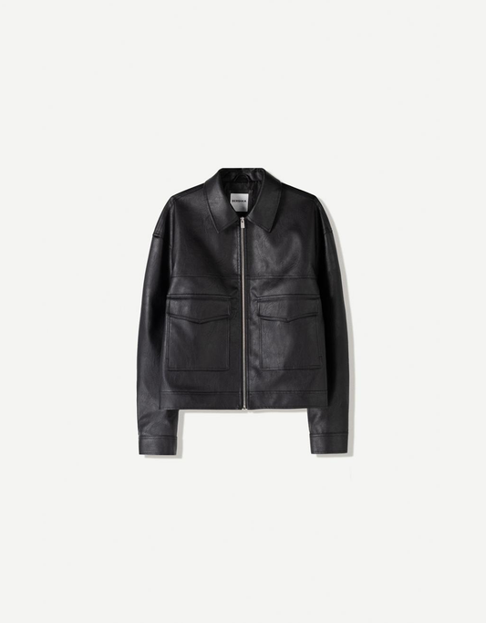 Faux Leather Jacket