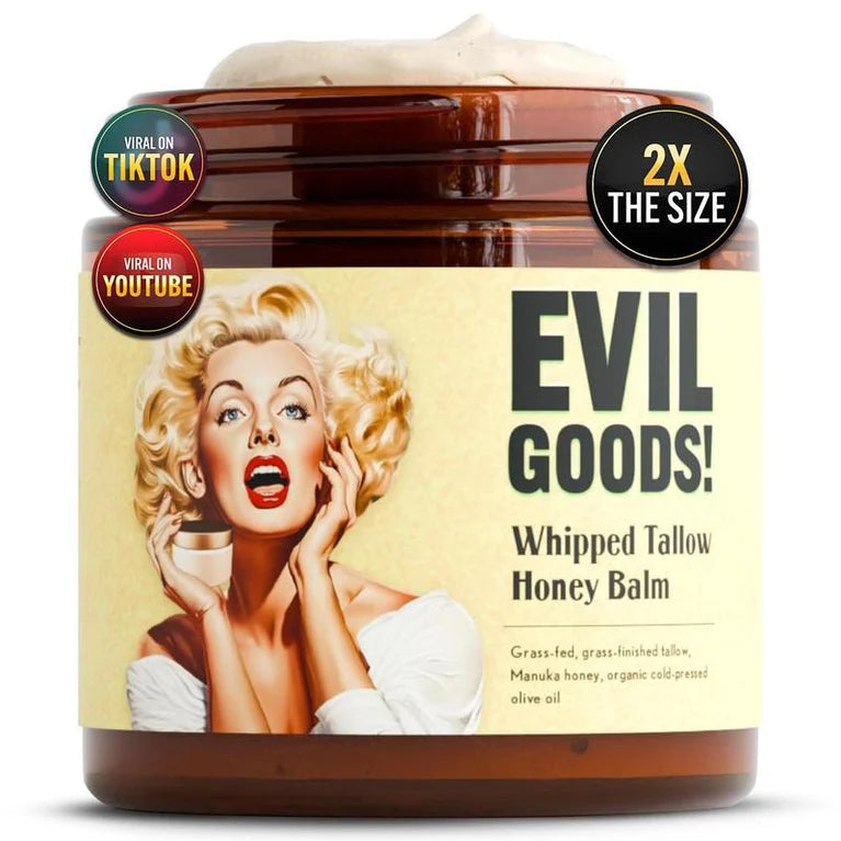 Whipped Tallow & Honey Balm – 4oz