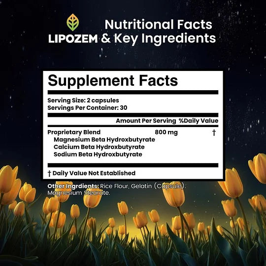 Lipozem - 100% Natural BHB Formula